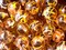 FIREFLY Clear Orange/Yellow Glass Marbles 22mm (7/8 inch) SHOOTER Taw (Lot of 10)